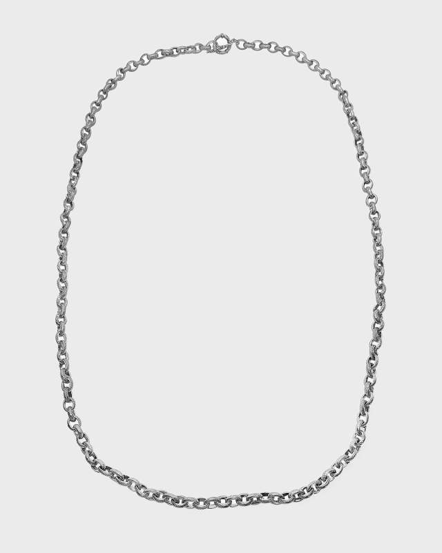 Weave Linked Chain Necklace, 36"L